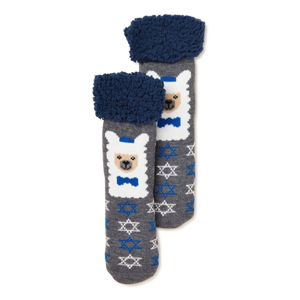 llama Fuzzy Babba Women's Slipper Socks, 1-Pack, One Size - NWT